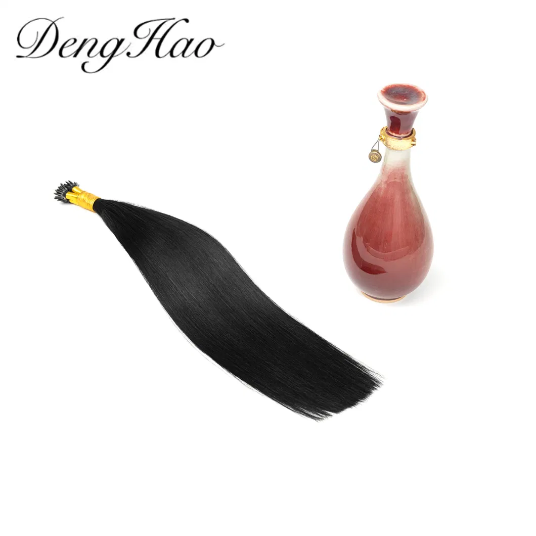 Nano Ring Hair Extensions Silk Straight Thick Hair End