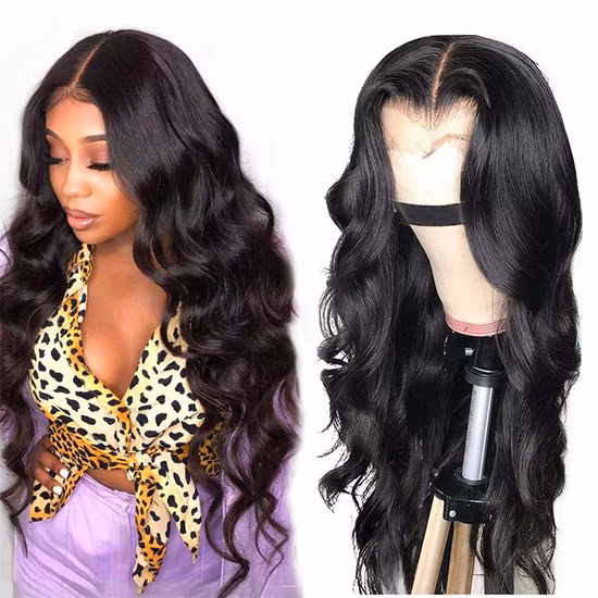 Large Stock 100% Remy Human Hair Lace Front Wigs Sample Customization