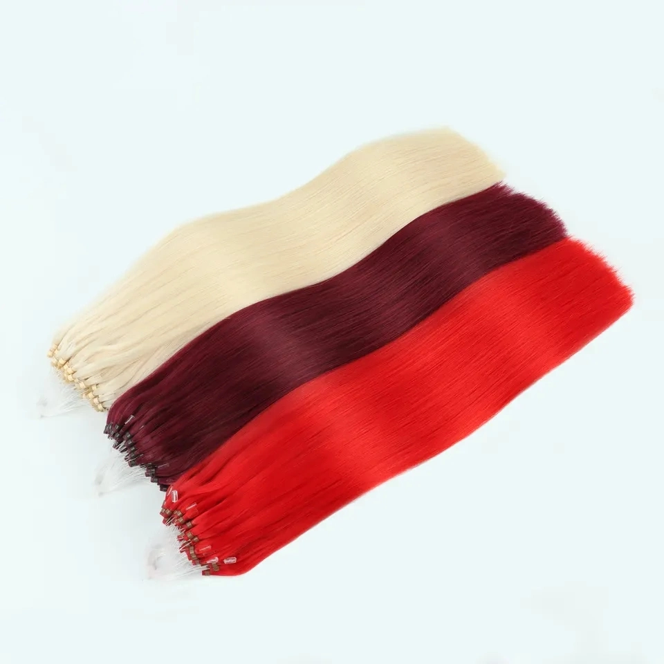 Wholesale Blond Human Hair Extesnion Micro Ring Hair Body Wave